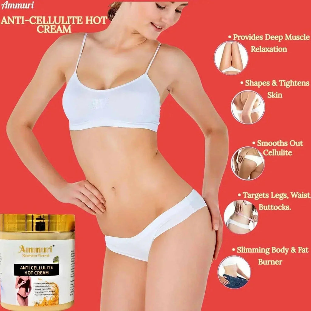 Ammuri Toning & Firming Body Cream – Targets Appearance of Cellulite & Stretch Marks (250g)